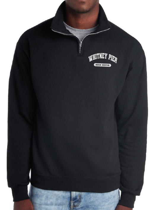 Whitney Pier, Nova Scotia ¼ Zip Sweatshirt – Chest Print