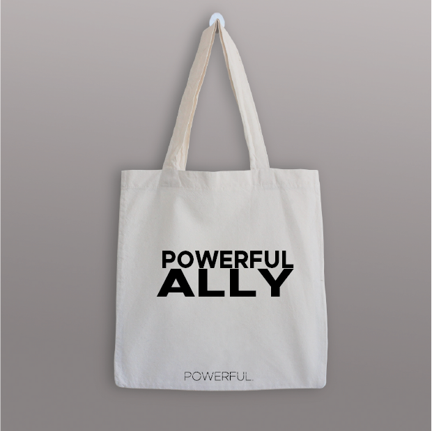 POWERFUL ALLY TOTE BAG