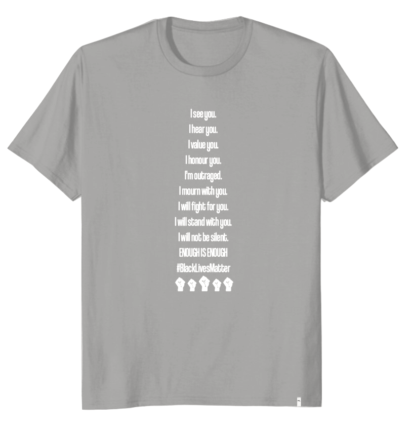 Heather Grey Enough is Enough T-shirt