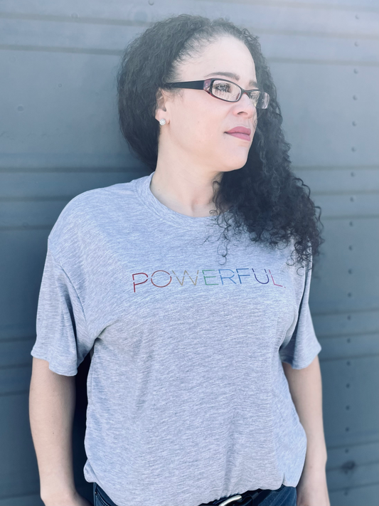 COLOURFUL POWERFUL LOGO T-SHIRT