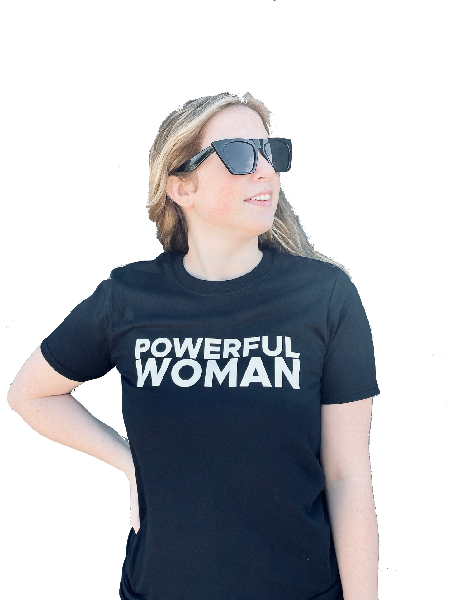 Powerful woman shirt worn by Cat