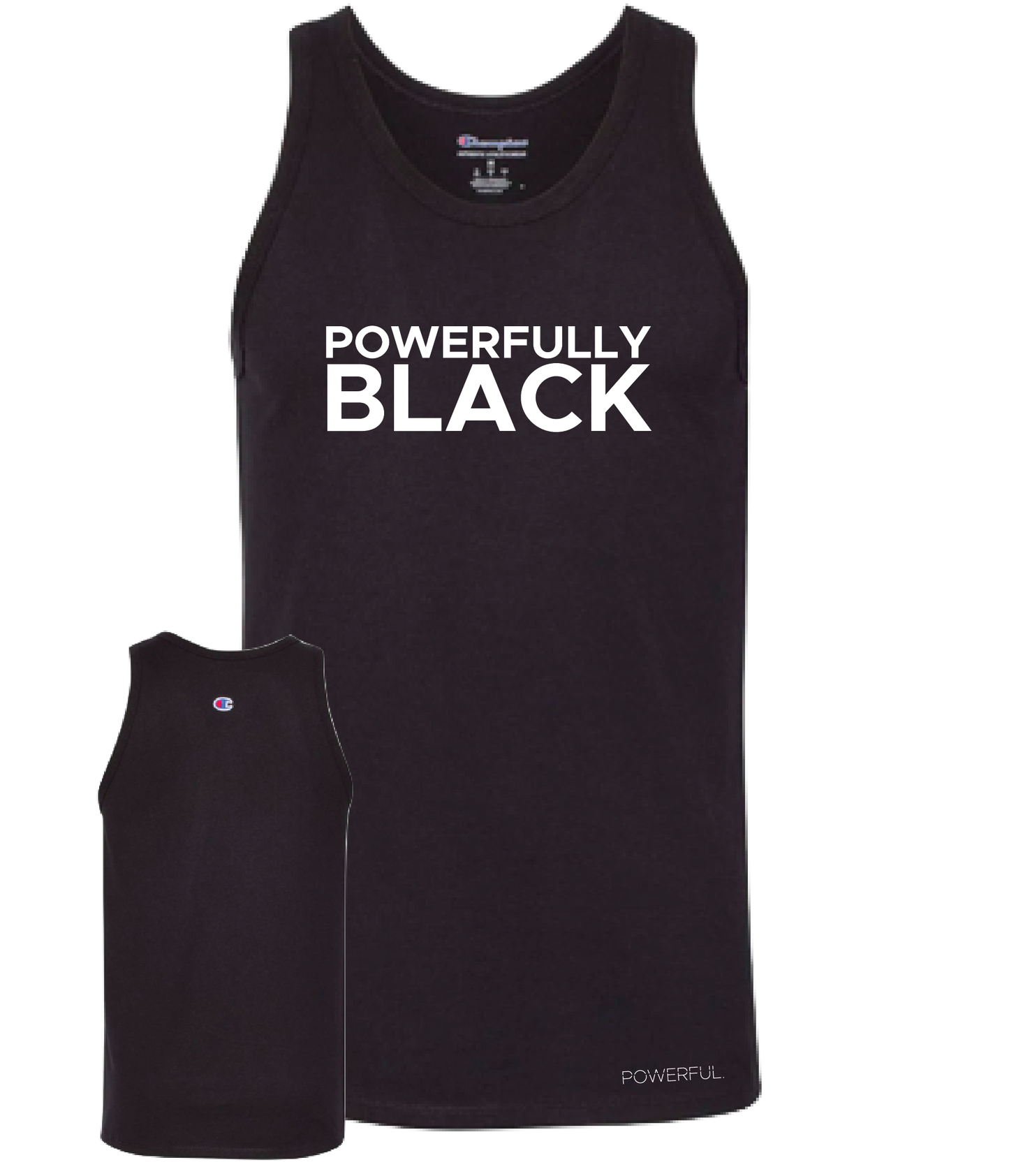 POWERFULLY BLACK | TANK TOP