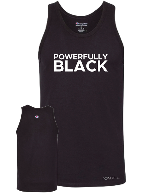 POWERFULLY BLACK | TANK TOP