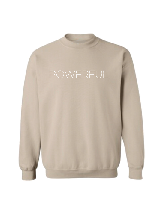 Sand Powerful.Creative Logo Sweatshirt