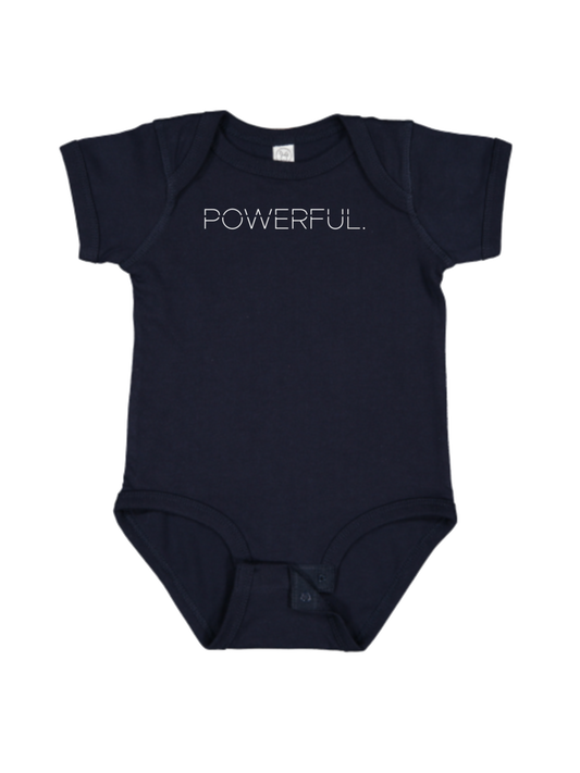Powerful Logo Onesie
