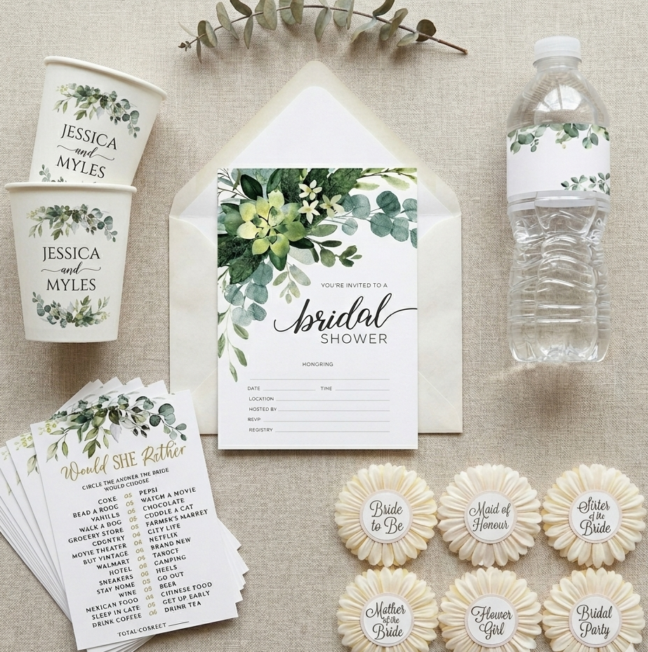The Little Extras | The Bridal Edit — Shower Full Party Bundle