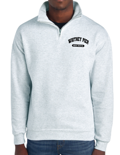 Whitney Pier, Nova Scotia ¼ Zip Sweatshirt – Chest Print