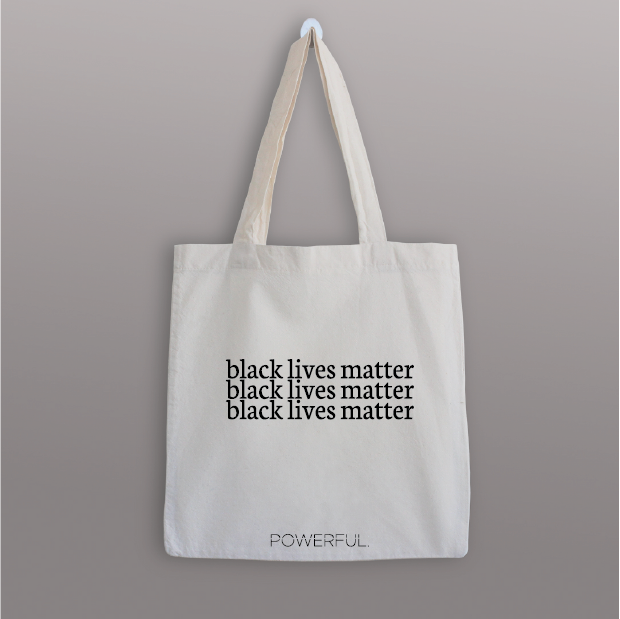 BLACK LIVES MATTER TOTE BAG