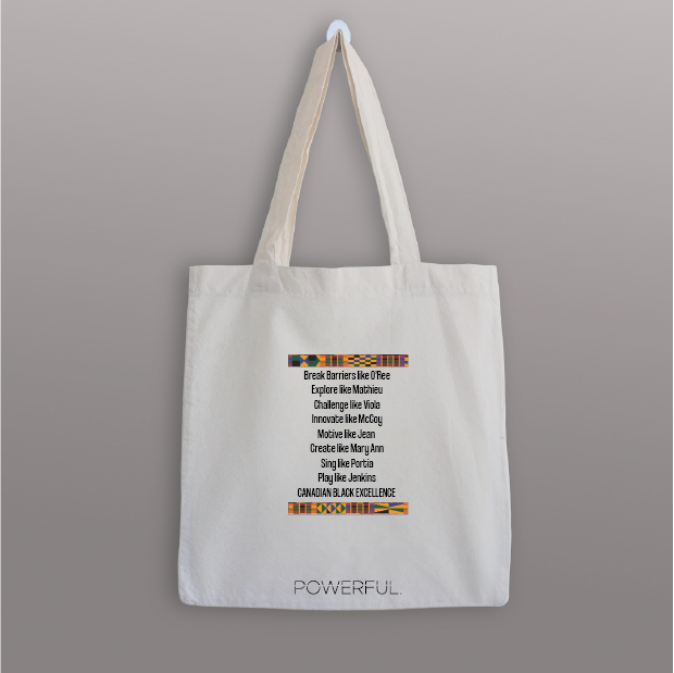 CANADIAN BLACK EXCELLENCE TOTE BAG