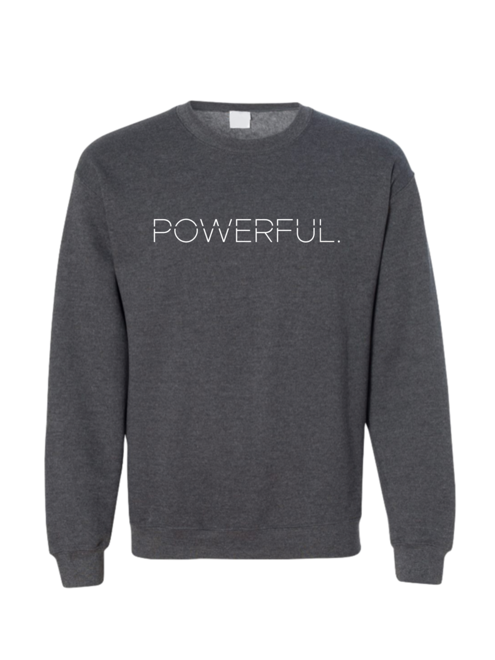 Powerful.Creative Logo-Heather Grey