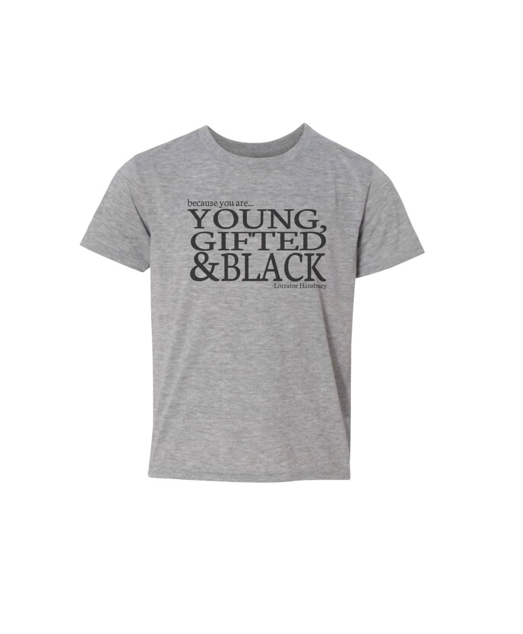 Young, Gifted and Black youth t-shirt