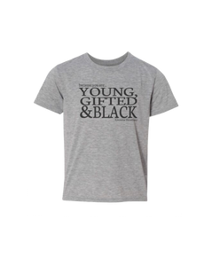Young, Gifted and Black youth t-shirt