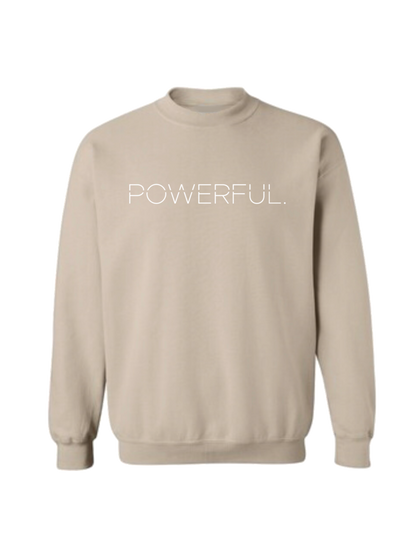 Sand Powerful.Creative Logo Sweatshirt